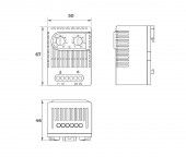 KL-TRS-UVL-060 Термостат универсальный 0-60°C, аналог ZR 011 Hyperline KL-TRS-UVL-060 Термостат универсальный 0-60°C, аналог ZR 011 Hyperline
