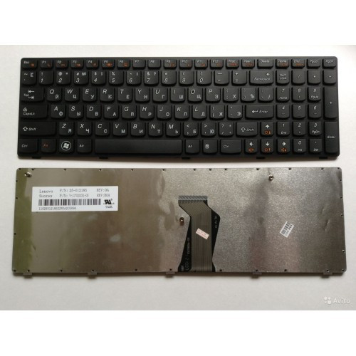 Клавиатура для ноутбука Lenovo Z560, G570 РУССКАЯ РАСКЛАДКА