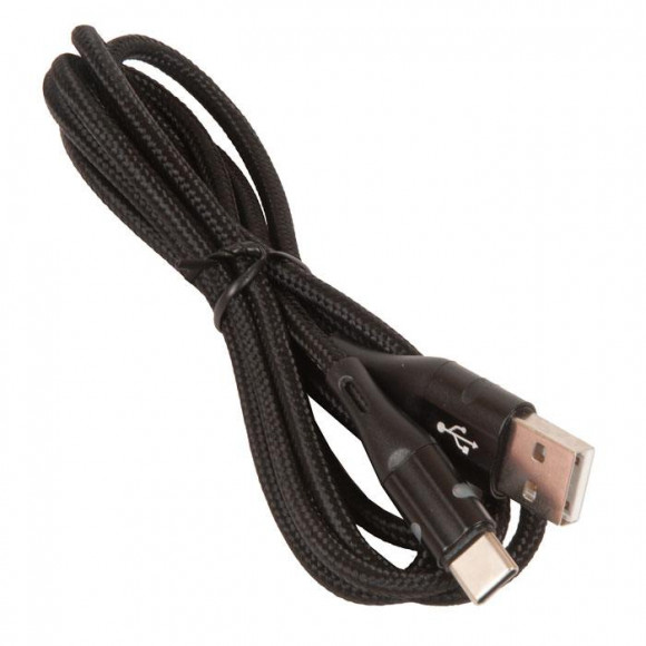 Кабель USB HOCO U93 Shadow USB - Type-C, 2.4А, 1.2 м, черный