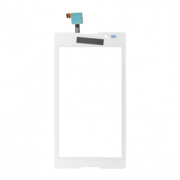 Сенсорное стекло (тачскрин) для Sony Xperia C (C2304), белый