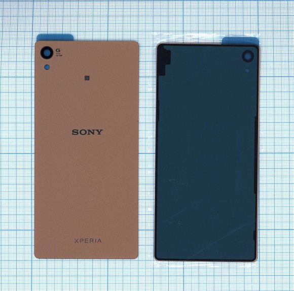 Задняя крышка корпуса для Sony Xperia Z3 Plus (Xperia Z4) (D6603, E6553), золотая