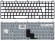 Клавиатура для ноутбука DNS W765S белая, без рамки широкий Enter Клавиатура для ноутбука DNS W765S белая, без рамки широкий Enter