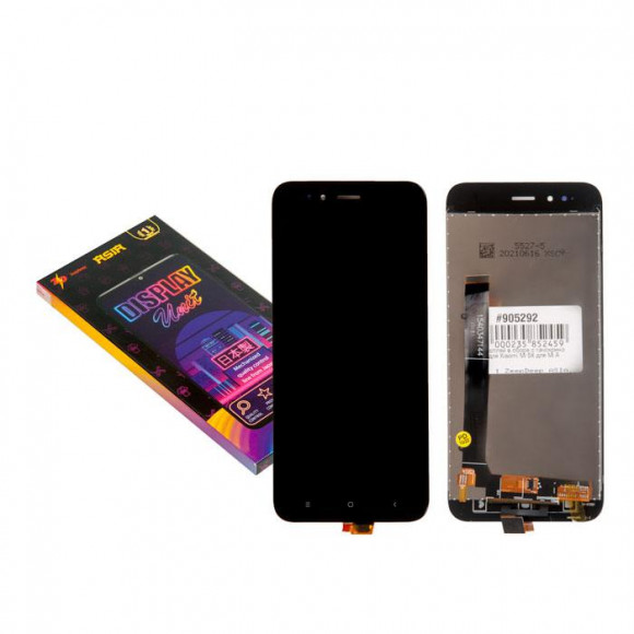 Дисплей в сборе с тачскрином для Xiaomi Mi 5X, Mi A1 ZeepDeep ASIA, черный