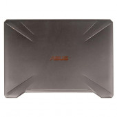 Задняя крышка для Asus FX505GD, FX505GE, FX505GM, FX505DU, FX505DT, FX505DY серая, металлическая, с разбора