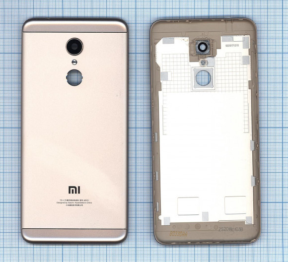 Задняя крышка корпуса для Xiaomi Redmi 5, золотая