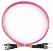 Патч-корд оптический TopLan, дуплексный, FC/PC-ST/PC, MM 50/125 (OM4), 150 м, LSZH