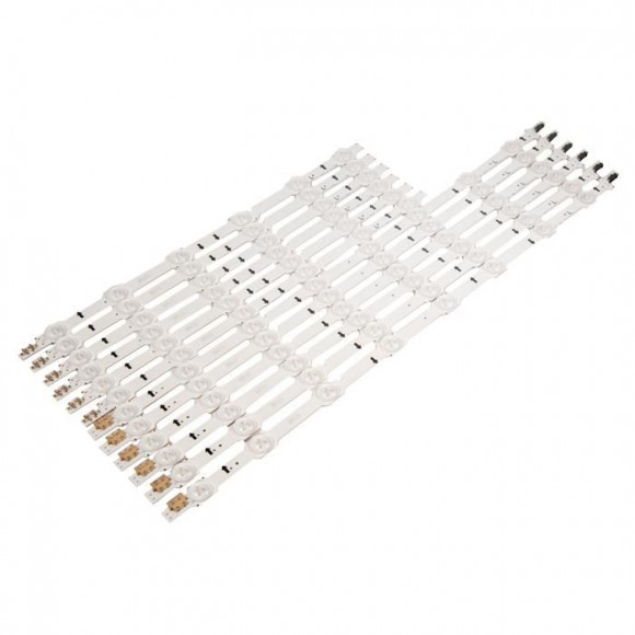 Светодиодная подсветка для телевизоров Samsung UE50HU, BN96-32178A, BN96-32179A, DUGE-500DCA-R3, DUGE-500DCB-R3 (комплект, 12 шт)