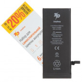 Аккумулятор для телефона iPhone 6 +16% увеличенной емкости в наборе ZeepDeep: батарея 2150 mAh, набор инструментов, монтажные стикеры, пошаговая инстр