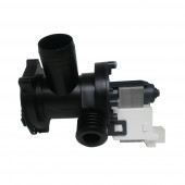 Помпа с корпусом Indesit, на 3 винтах, выводы назад, вместе, Leili, для современных машин, замена 085618, 283229, 119307, 309709