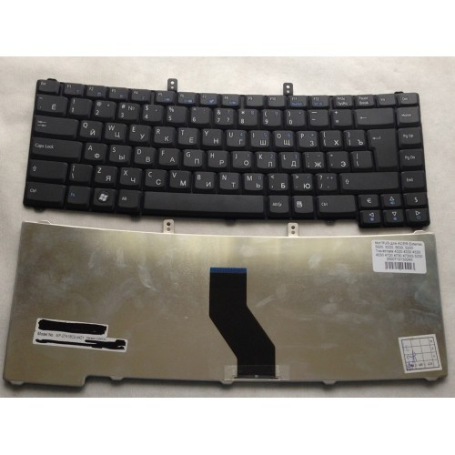 Клавиатура для ноутбука ACER Extensa 5620, 5220 Travelmate 4320 4330. РУССКАЯ РАСКЛАДКА Клавиатура для ноутбука ACER Extensa 5620, 5220 Travelmate 4320 4330. РУССКАЯ РАСКЛАДКА