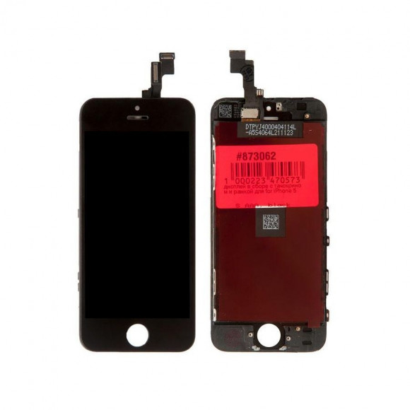 Дисплей PD в сборе с тачскрином для Apple iPhone 5S, черный