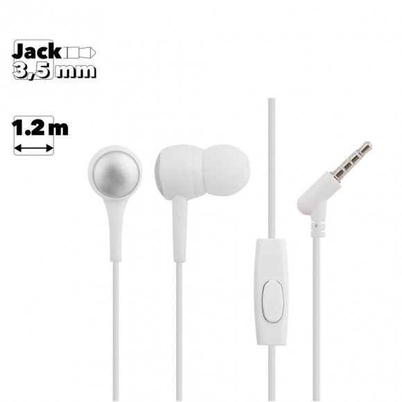 Гарнитура Hoco M19 Drumbeat Universal Earphone With Mic, белая