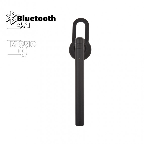 Bluetooth гарнитура WK BS100 BT 4.1, моно, вставная (черный)