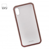 Чехол для Apple iPhone X WK-Kingkong Series Glass Case пластик, золотой