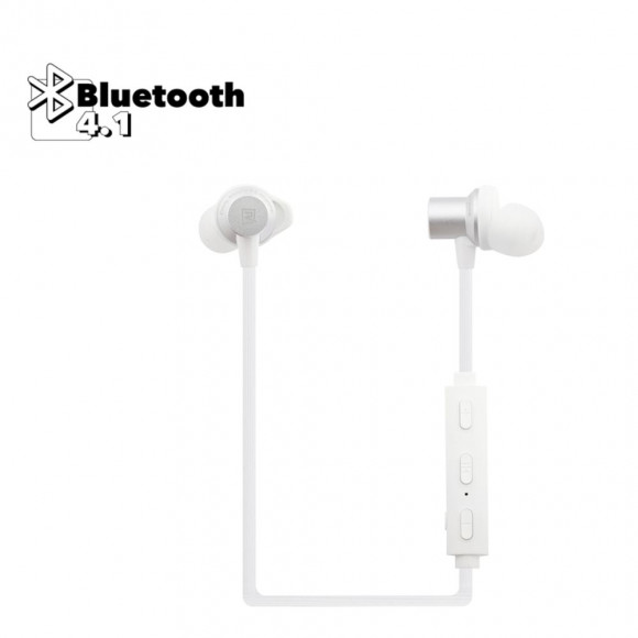 Bluetooth гарнитура вставная спортивная Remax RB-S7 стерео, белая