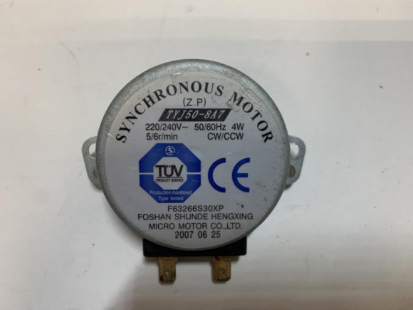 Двигатель вращения тарелки TYJ5-8A7 от Panasonic NN-SD366w 4W С разбора