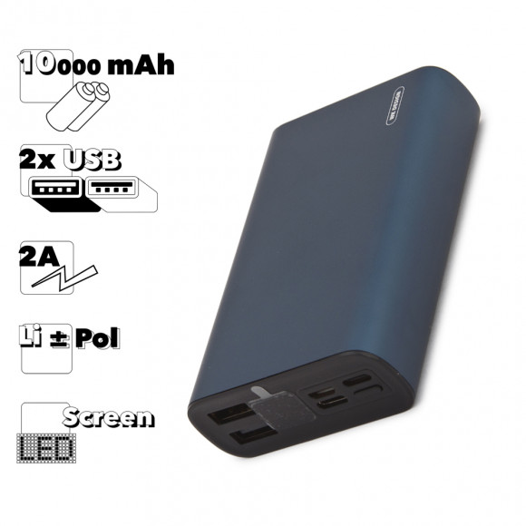 Внешний АКБ Power Bank WK Yins Series 10000 mAh WP-107 (синий)