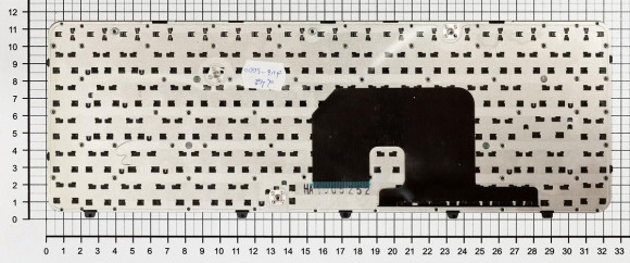 Клавиатура для ноутбука HP Pavilion DV6-3000, черная с рамкой