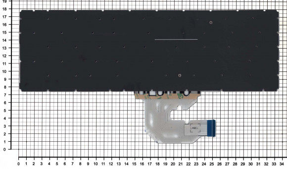 Клавиатура для ноутбука HP 450 G6, черная