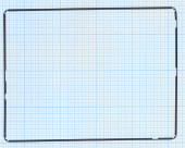 Рамка тачскрина для Apple iPad 2 черная
