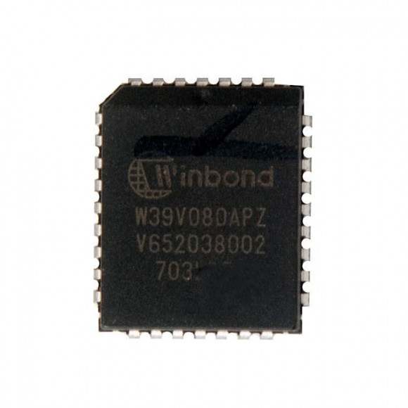 Микросхема w39V080APZ с разбора