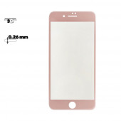 Защитное стекло Remax Gener Anti Blue-ray 3D Glass для Apple iPhone 7 Plus с рамкой, розовое золото