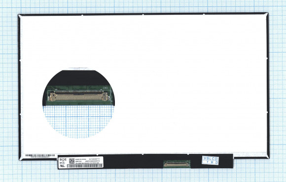 Матрица NV116WHM-T11, 11.6", ADS, 1366x768 (HD), 60 Гц, 40 pin, LED, Slim (тонкая), встроеный тач, разъём справа, без креплений, глянцевая Матрица NV116WHM-T11, 11.6", ADS, 1366x768 (HD), 60 Гц, 40 pin, LED, Slim (тонкая), встроеный тач, разъём справа, без креплений, глянцевая