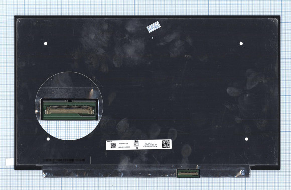 Матрица N161HMA-GAK, 16.1", 1920x1080, 40 pin, LED, Slim, матовая, без креплений