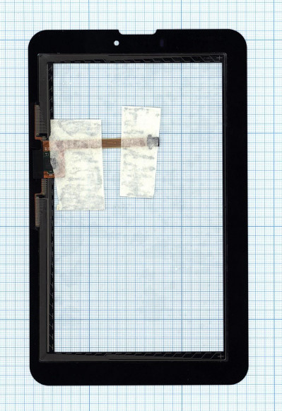 Сенсорное стекло (тачскрин) Huawei MediaPad 7 Vogue S7-602, черный (уценка) дефект Сенсорное стекло (тачскрин) Huawei MediaPad 7 Vogue S7-602, черный (уценка) дефект
