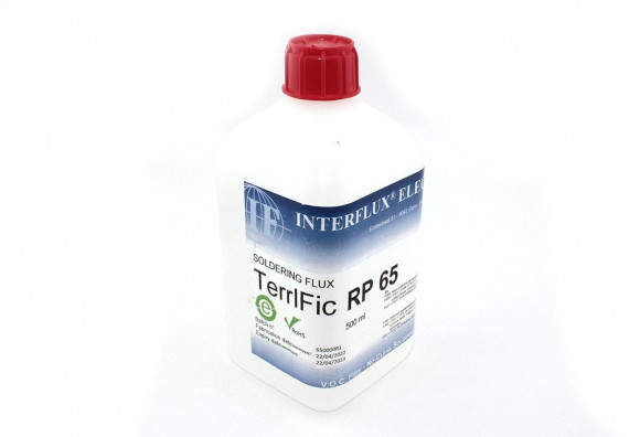 Флюс Interflux TERRIFIC RP65 жидкий, безотмывочный, 0, 5 л.