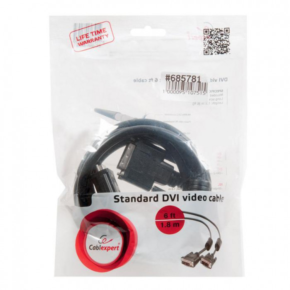 Кабель Cablexpert CC-DVI-BK-6
