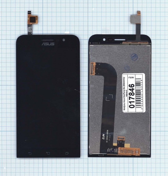 Модуль (матрица + тачскрин) для Asus ZenFone Go (ZB500KG), черный