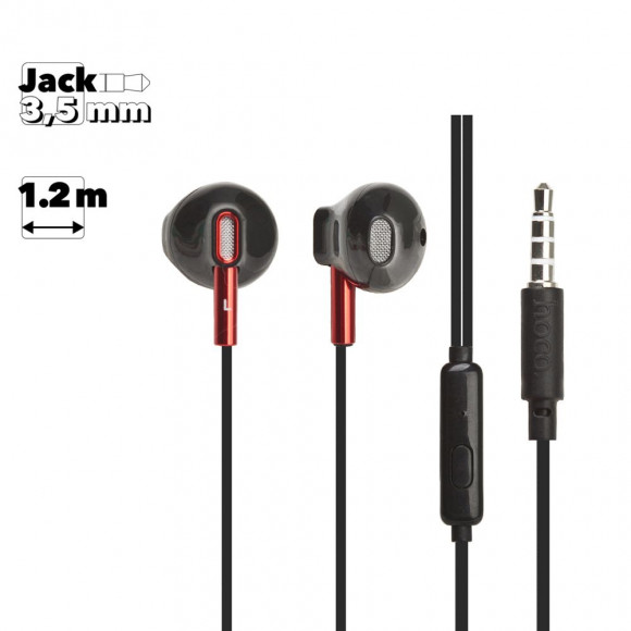 Гарнитура Hoco M57 Sky Sound Universal Earphones With Mic, черная