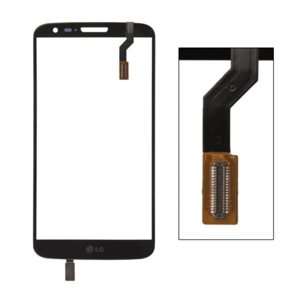 Сенсорное стекло (тачскрин) для LG Optimus G2 D802, черный