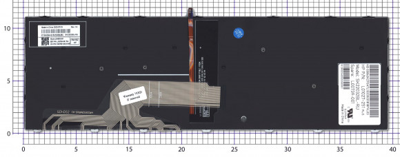 Клавиатура для ноутбука HP Probook 450 G5, 455 G5, 470 G5, с подсветкой