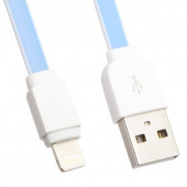 USB кабель LDNIO XS-07 разъем для Apple 8-pin плоский (синий, коробка) USB кабель LDNIO XS-07 разъем для Apple 8-pin плоский (синий, коробка)