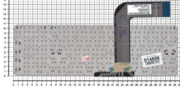 Клавиатура для ноутбука HP Pavilion 15-P 17-F белая