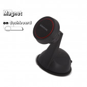 Автомобильный держатель Borofone BH14 Journey Series Suction Cup In-Car Holder, черный/красный Автомобильный держатель Borofone BH14 Journey Series Suction Cup In-Car Holder, черный/красный