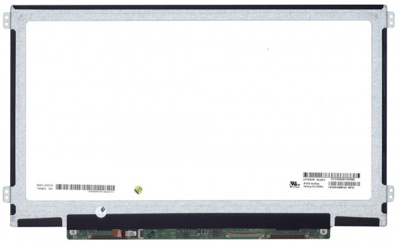 Матрица (экран) для ноутбука LP116WH6(SL)(A1), 11.6", 1366x768, 40 pin, LED, Slim, глянцевая