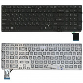 Клавиатура для ноутбука Sony Vaio VPC-SE, черная, без рамки Клавиатура для ноутбука Sony Vaio VPC-SE, черная, без рамки