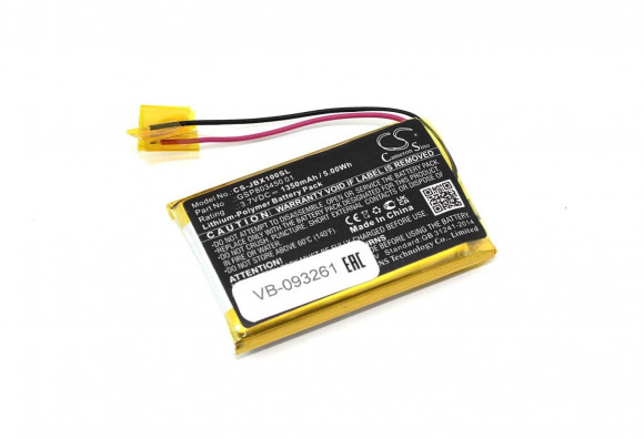 Аккумуляторная батарея CameronSino CS-JBX100SL для JBL Free Charging Case 3.7V 1350mAh / 5.00Wh