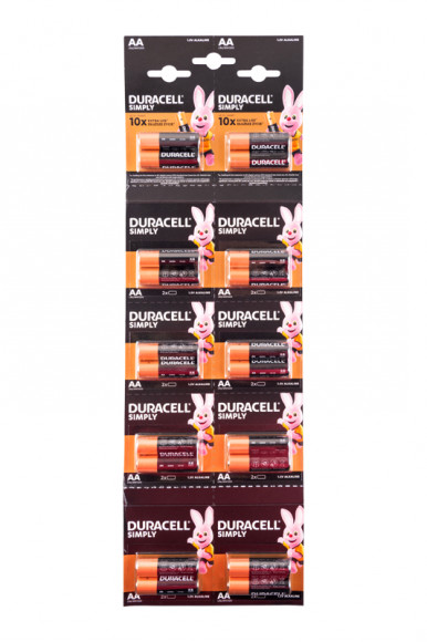 Батарейка DURACELL BASIC LR6 отрывной 2х10 BL20