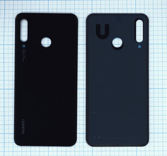 Задняя крышка корпуса для Huawei P30 Lite, Nova 4E (48MP), черная