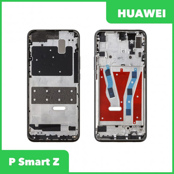 Рамка дисплея (средняя часть) Huawei P Smart Z STK LX1 (черный)