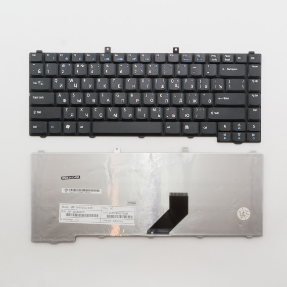 Клавиатура для ноутбука Acer Aspire 3100, 3102, 3650, 5100 черная