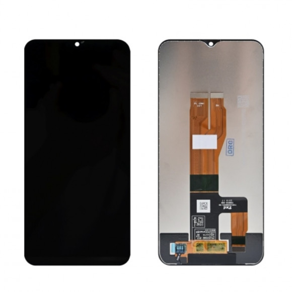 Дисплей Realme C30, C33, Narzo 50i Prime (RMX3581, RMX3624)+тачскрин (черный)