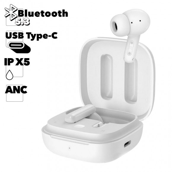 TWS Bluetooth гарнитура Xiaomi T13 ANC (белая)