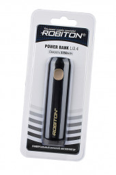 Портативное зарядное устройство (Внешний аккумулятор) Robiton Power Bank Li3.4 COSMOS (черный) 3350мАч BL1 Портативное зарядное устройство (Внешний аккумулятор) Robiton Power Bank Li3.4 COSMOS (черный) 3350мАч BL1