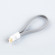 USB Дата-кабель на магните MicroUSB (серый, коробка)