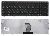 Клавиатура для ноутбука Lenovo IdeaPad G570, G575, G770, Z560, Z565 с рамкой, черная Клавиатура для ноутбука Lenovo IdeaPad G570, G575, G770, Z560, Z565 с рамкой, черная
